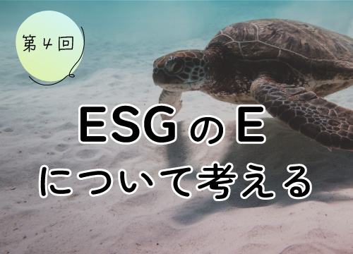 第4回 ESGのEについて考える