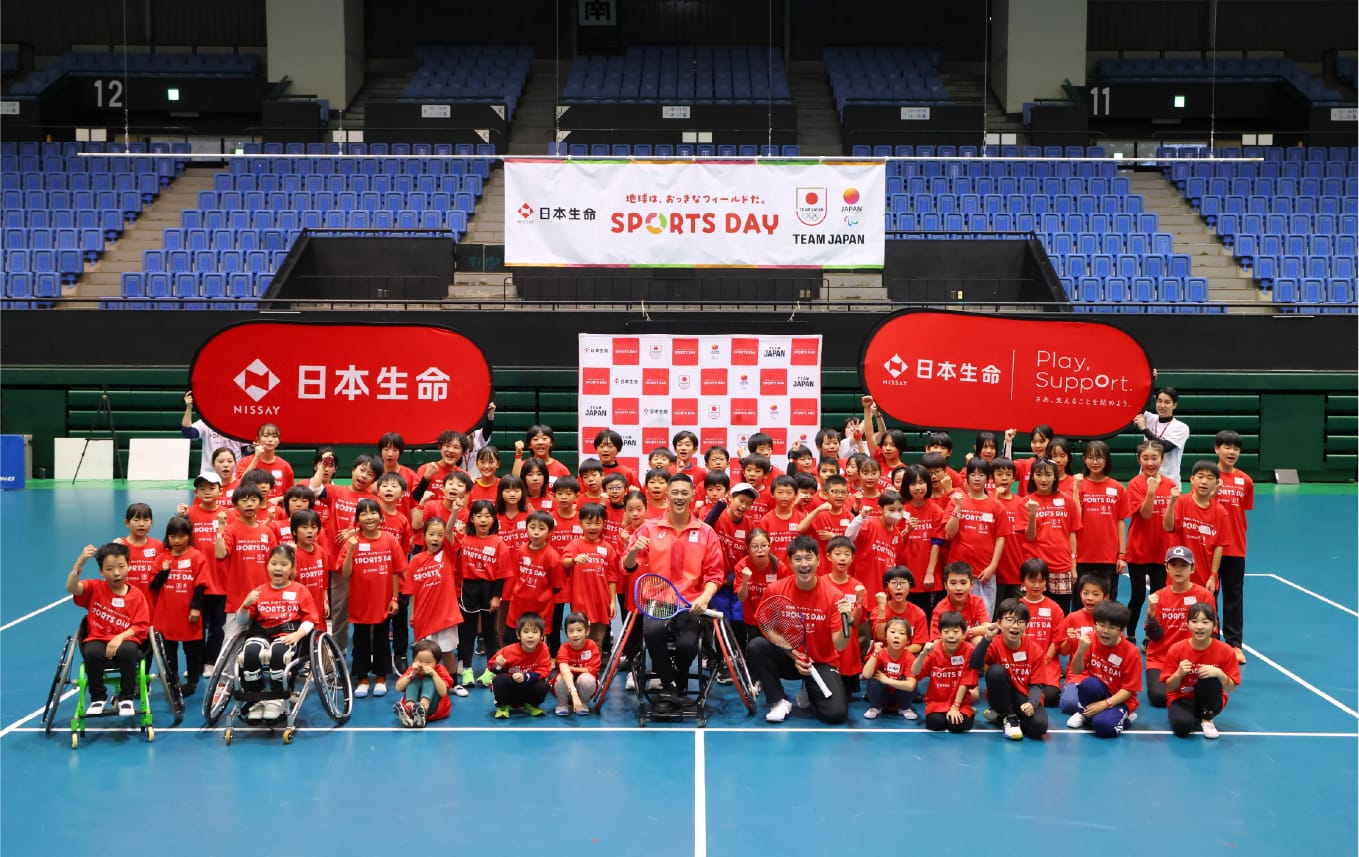 ～地球は、おっきなフィールドだ。～『SPORTS DAY』by TEAM JAPAN×日本生命