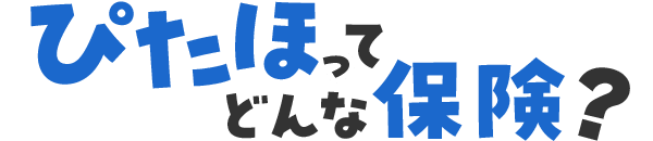 ぴたほってどんな保険？
