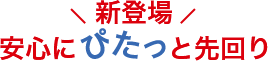 新登場 安心にぴたっと先回り
