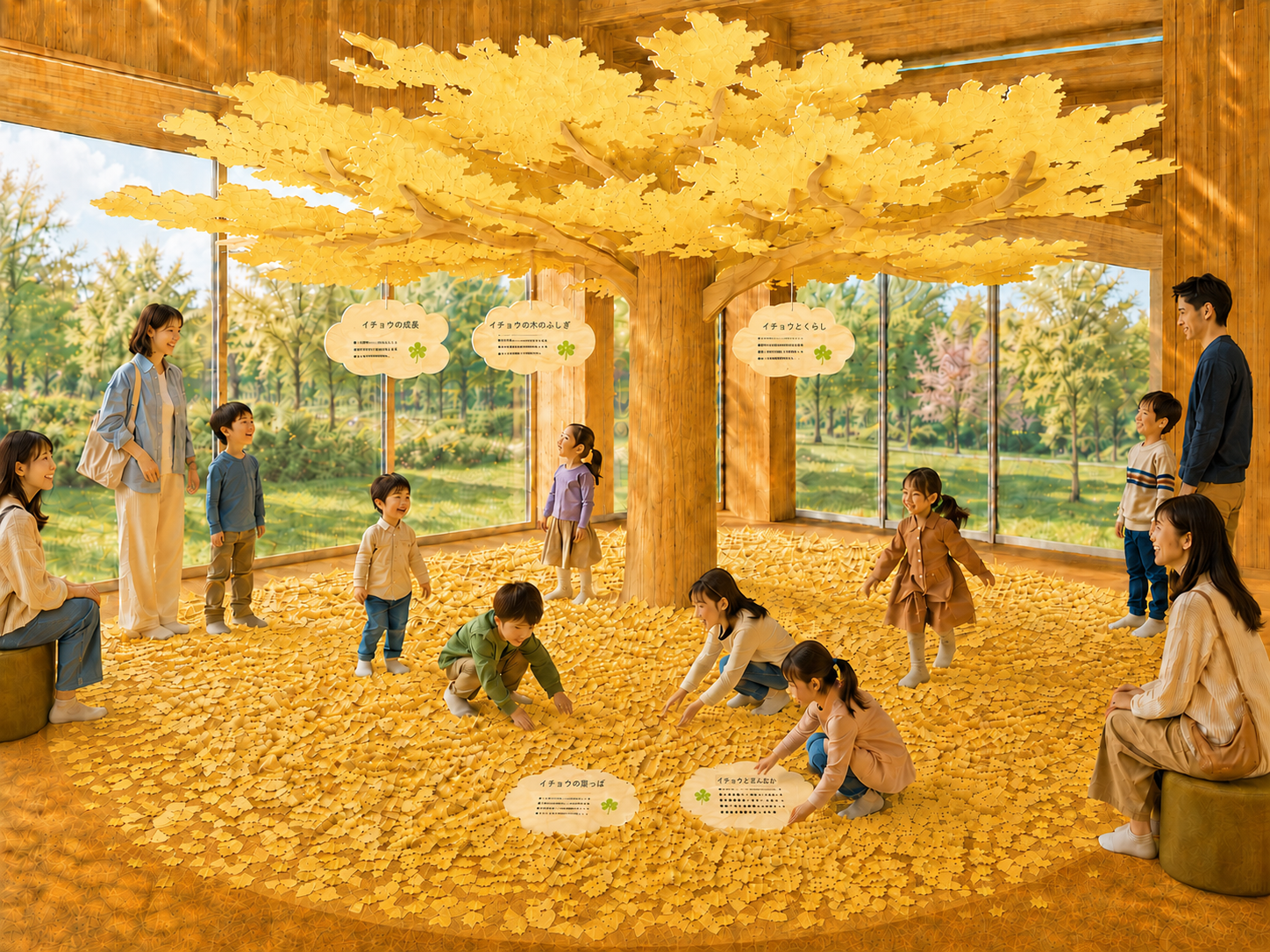 イチョウの樹のイメージです。